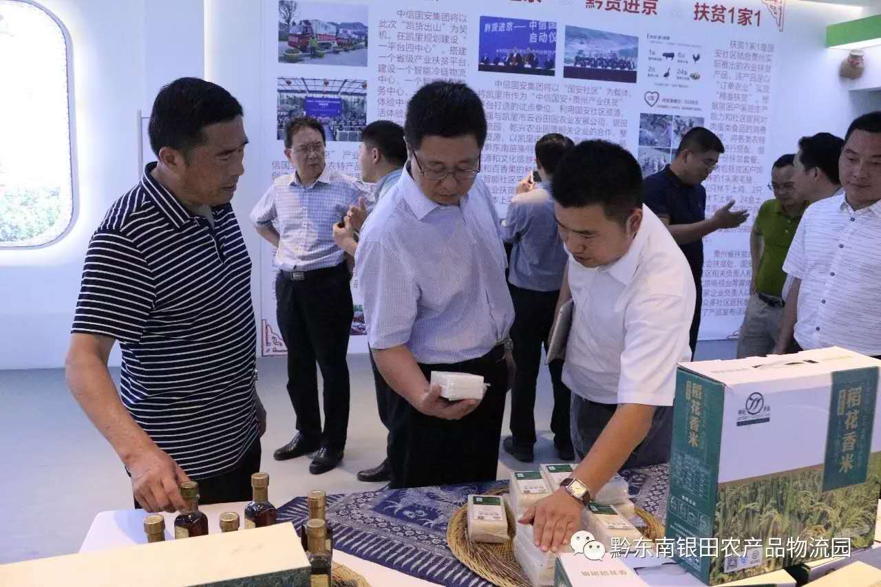 國(guó)家發(fā)改委就業(yè)和分配司副司長(zhǎng)常鐵威一行赴貴州銀田農(nóng)產(chǎn)品物流園...