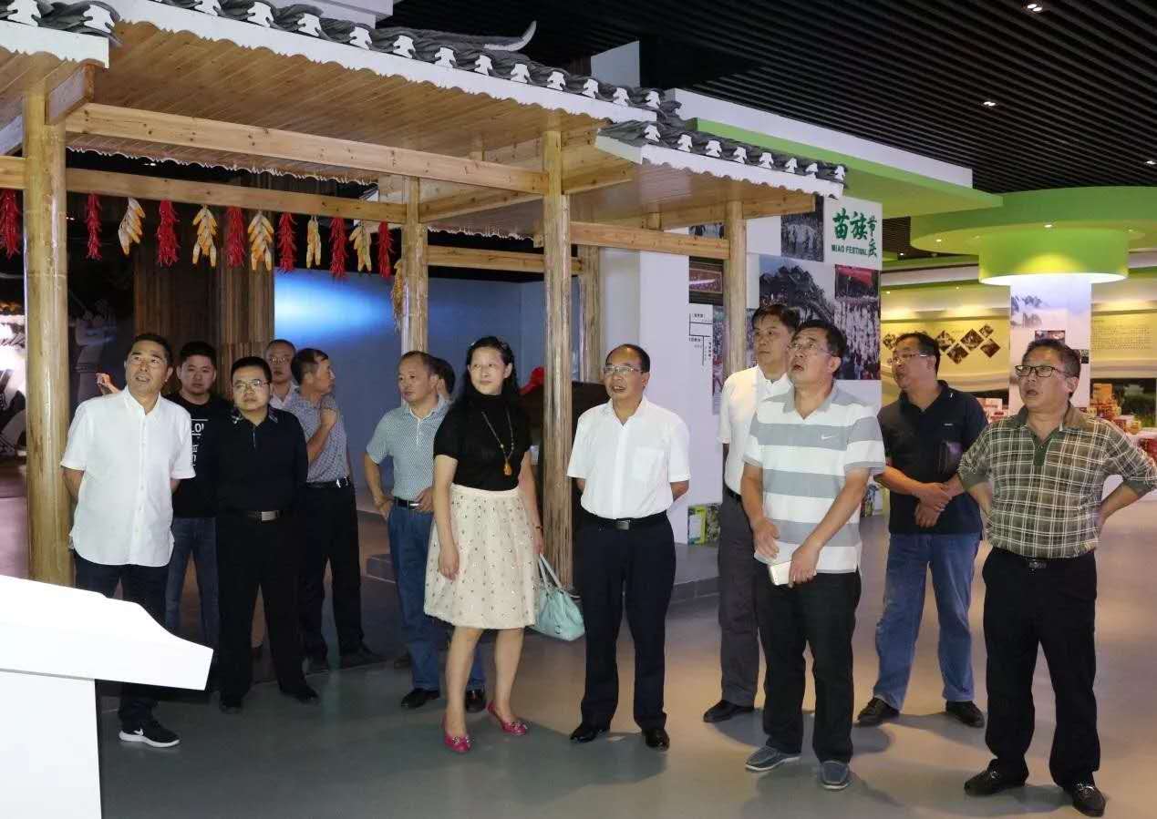 湖南省懷化市人大常委會副主任蔣丙生到黔東南銀田農(nóng)產(chǎn)品物流園調...