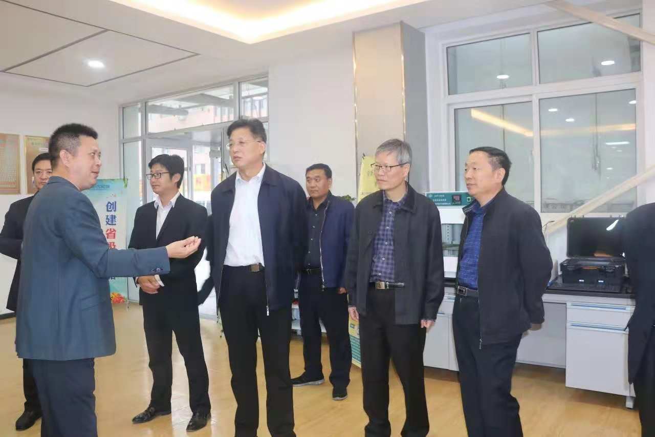 山東省商務(wù)廳檢查驗收領(lǐng)導小組蒞臨菏澤銀田農(nóng)貿(mào)城檢查驗收食品安...